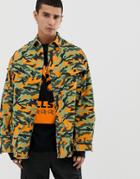 Collusion Camo Lightweight Jacket - Green