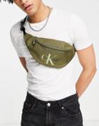 Calvin Klein Jeans Sport Essentials Fanny Pack In Khaki-green