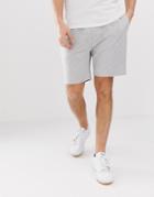Burton Menswear Jersey Shorts In Gray Marl - Gray
