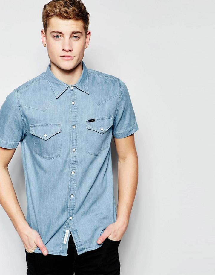 Lee Western Shirt - Blue