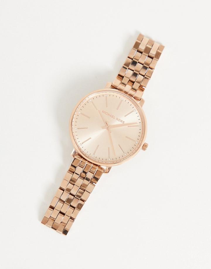 Michael Kors Pyper Rose Gold Bracelet Watch Mk3897