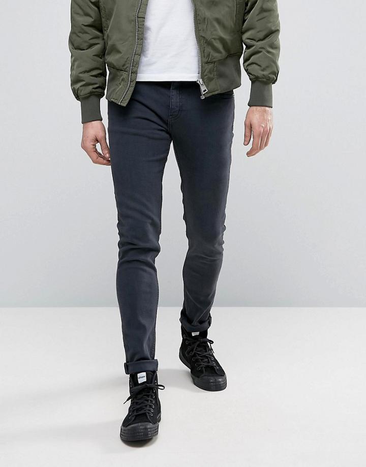 Cheap Monday Tight Jean Raven Wash - Black