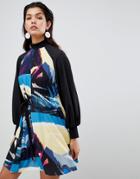Sportmax Code Scenic Printed Dress - Black