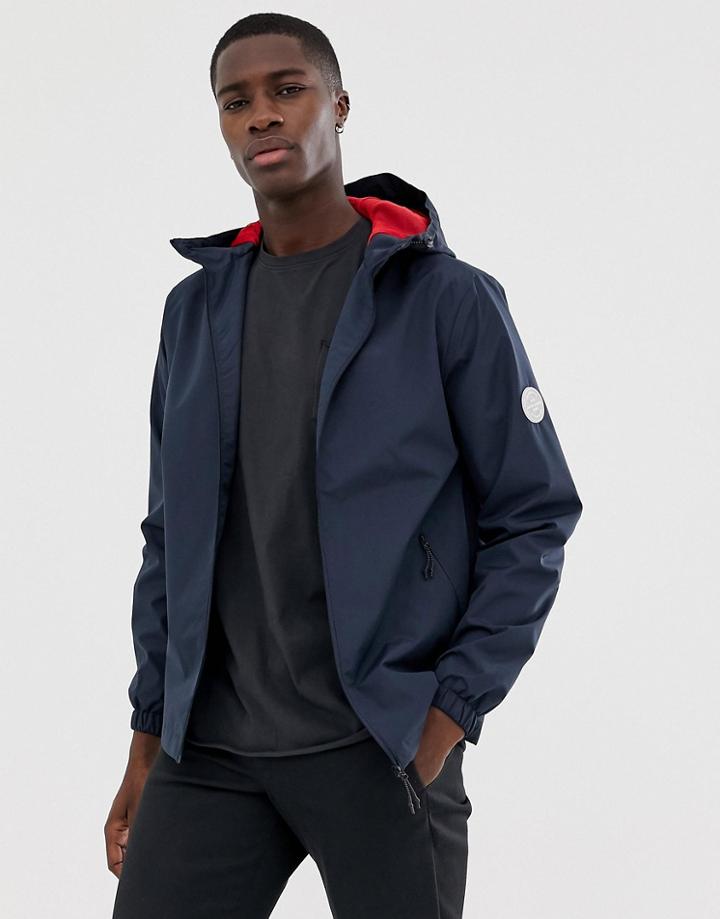 Jack & Jones Originals Lightweight Hooded Jacket - Navy