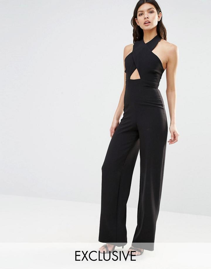 Vesper Cut Out Jumpsuit - Black