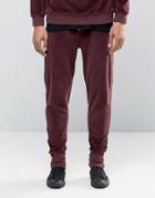 Systvm Abel Joggers In Velour - Brown