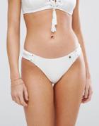 All About Eve Luminance Boyleg Bikini Bottom - White