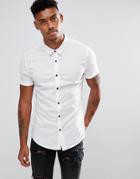 Yourturn Shirt In White - Navy