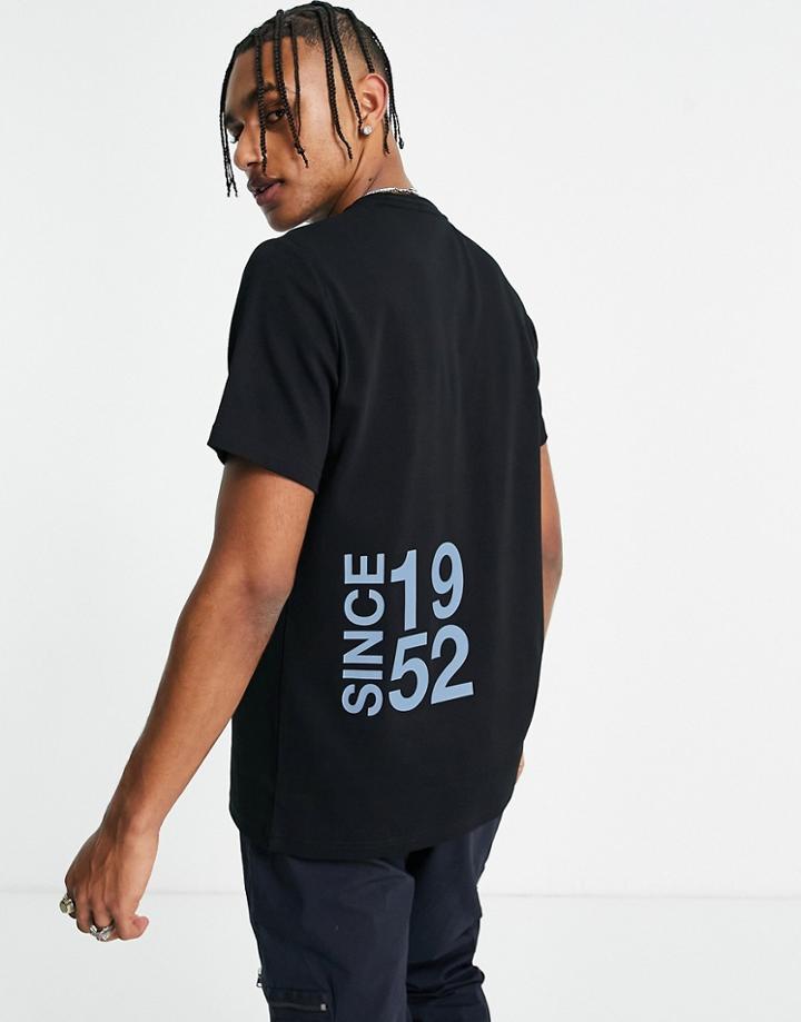 Fred Perry 1952 Back Print T-shirt In Navy