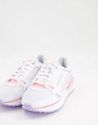 Puma Mile Rider Sneakers In White And Lilac
