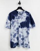 Nike Premium Essentials Oversized Heavyweight Tie-dye T-shirt In Dark Gray-grey