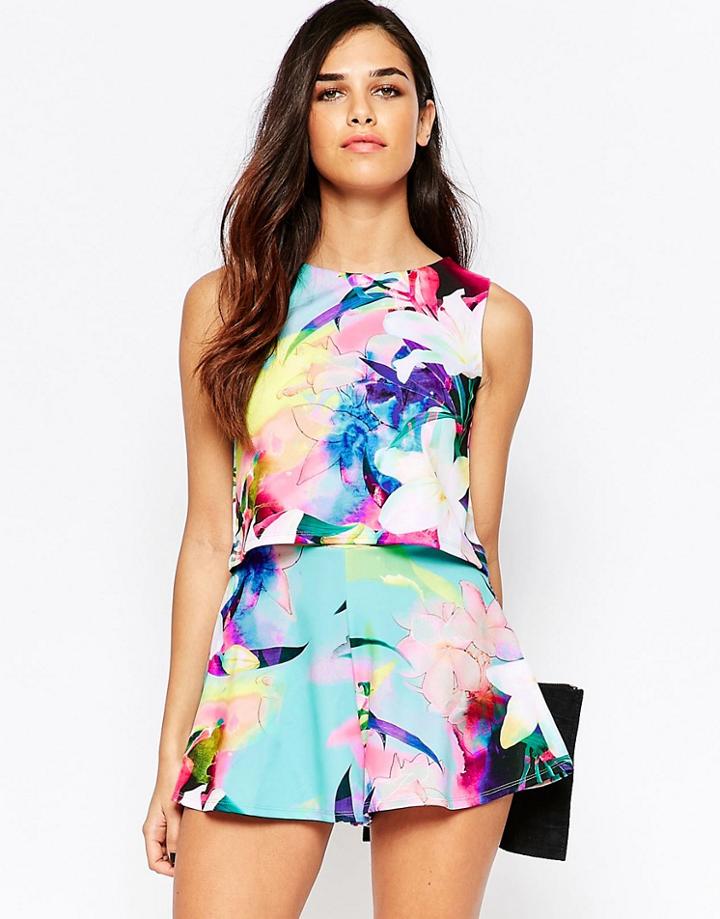 Jessica Wright Tilly Floral Romper - Print