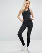 Only Play Black Workout Jumpsuit - Gray