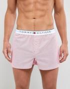 Tommy Hilfiger Oxford Woven Boxers Pink - Pink