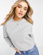 Pull & Bear Sweat In Gray-multi