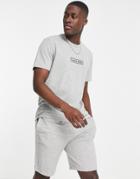 Calvin Klein Reimagined Lounge T-shirt In Gray - Part Of A Set