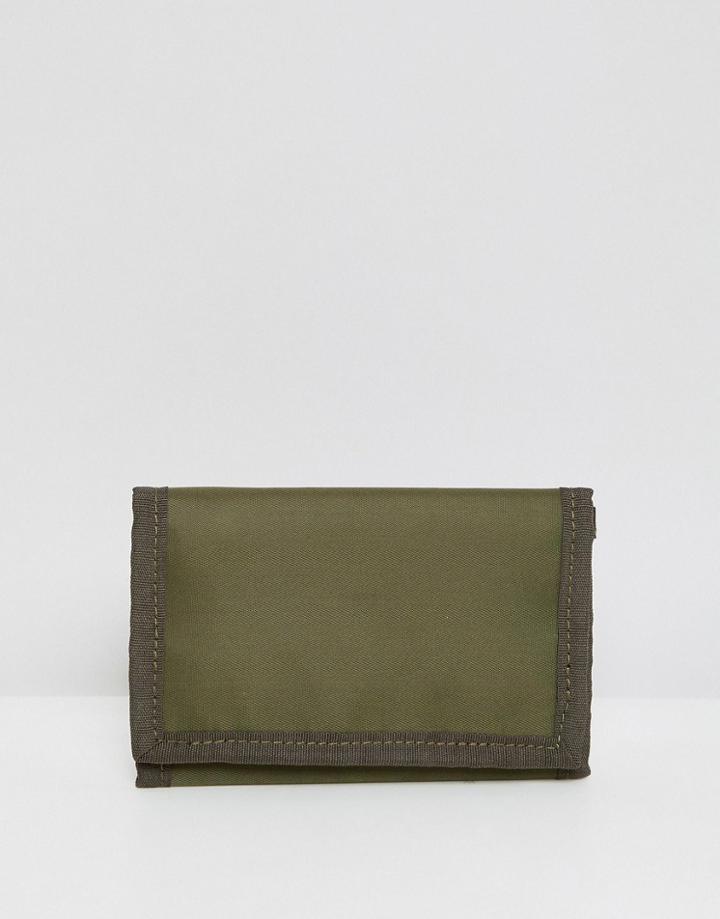 Weekday Small Wallet In Khaki - Green