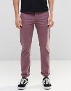 Asos Stretch Slim Jeans With In Purple - Purple