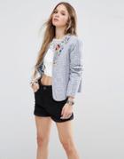 Pepe Jeans Anta Embroidered Jacket - Blue