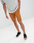 New Look Regular Fit Chino Shorts In Tan - Tan