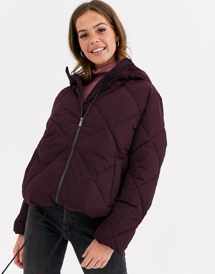 Asos Design Ultimate Puffer-purple