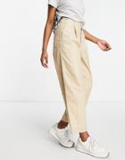 Levi's Utility Pleated Balloon Pants In Tan-neutral