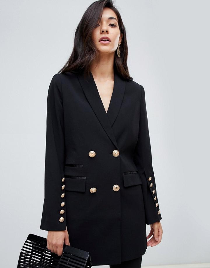 Y.a.s Military Blazer - Black