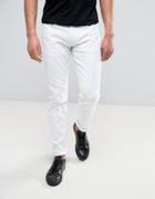 Armani Jeans Slim Fit Jeans In White - White