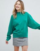 Monki Sweatshirt - Green