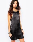 One Teaspoon Velvet Love Dress - Black