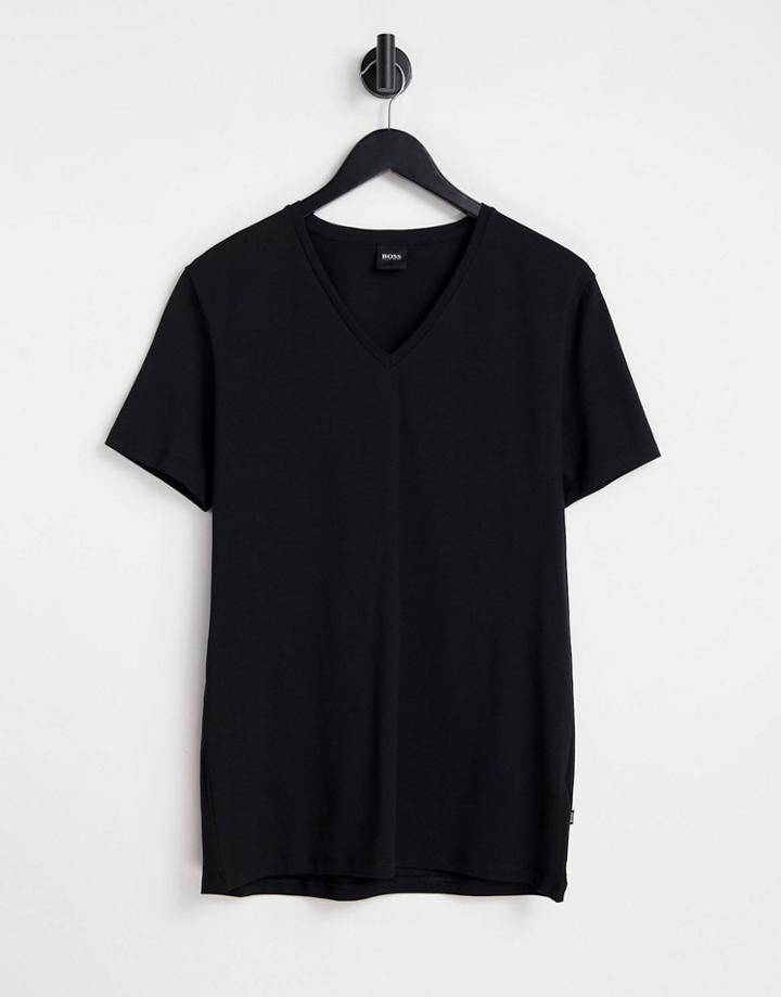 Hugo Boss V Neck Lounge T-shirt In Black