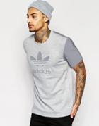Adidas Originals Lux T-shirt With 3m Logo Aj7061 - Gray