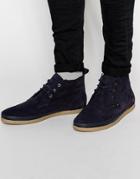 Farah Vintage Chukka Boots - Navy