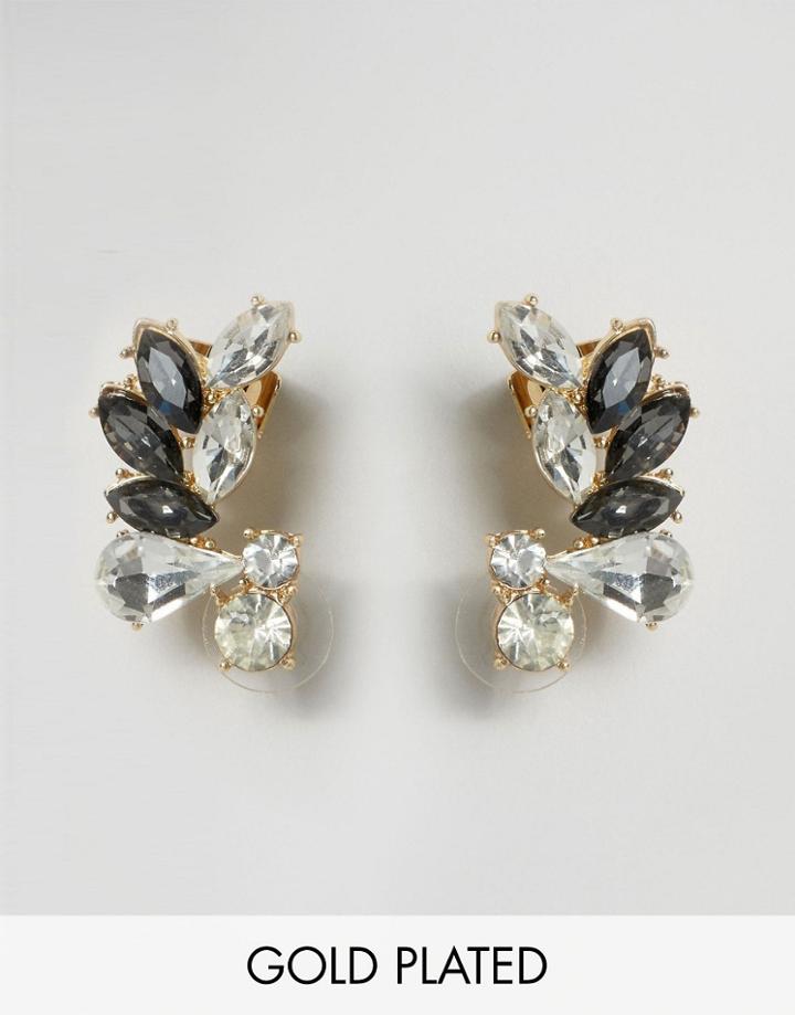 Johnny Loves Rosie Amina Blush Ear Cuffs - Gold