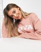 In The Style X Gemma Collins Motif Sweatshirt In Pink