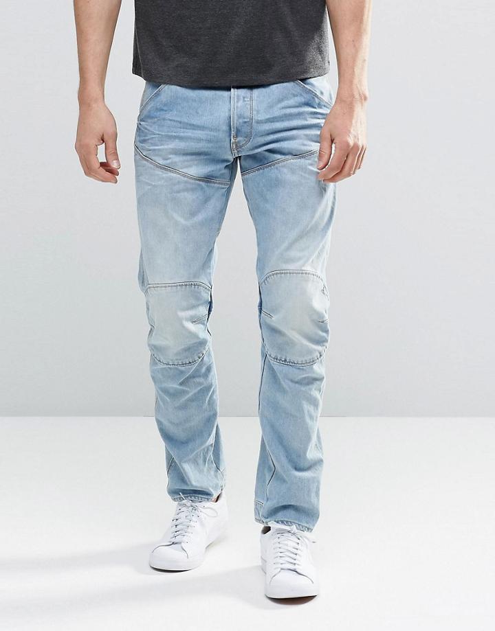 G-star Elwood 5620 3d Taper Jeans Light Aged - Lt Aged