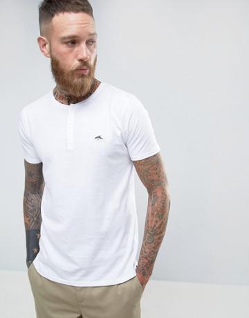 Le Shark Henley T-shirt - White