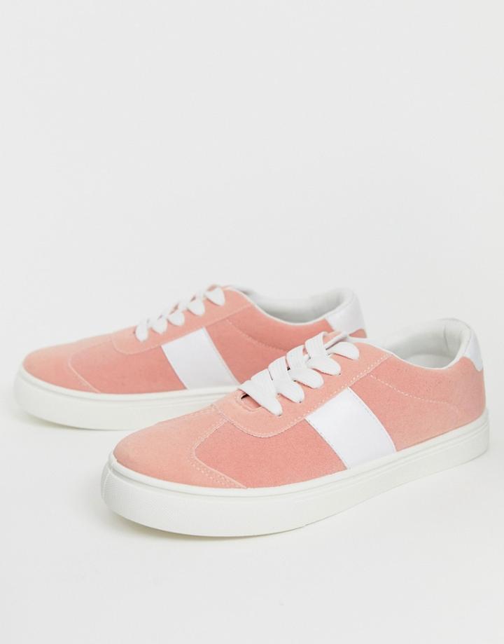 Park Lane Side Stripe Sneaker - Pink