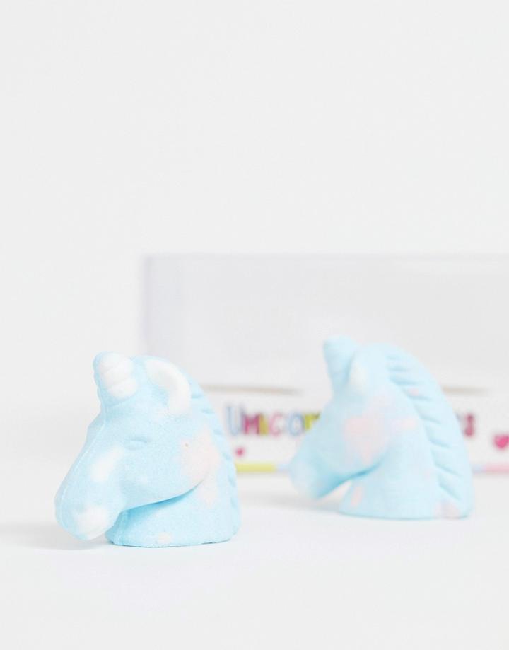 Unicorn Fizzer Bath Bomb Duo - Clear