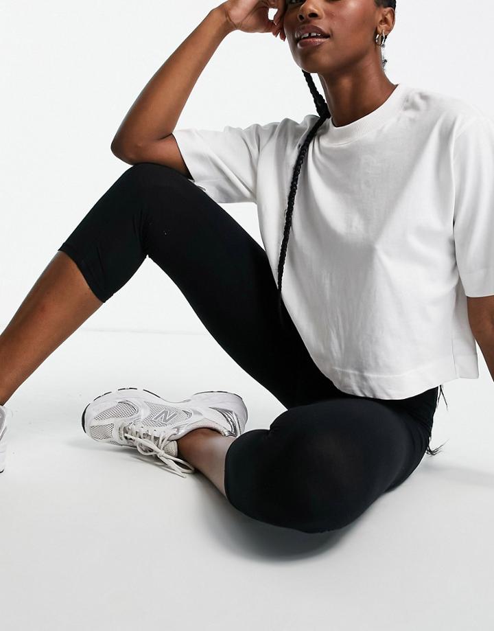 Asos Design Capri Legging In Black