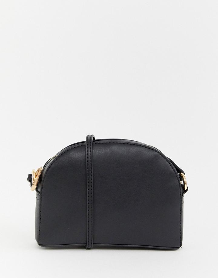 Asos Design Half Moon Cross Body Bag-blue
