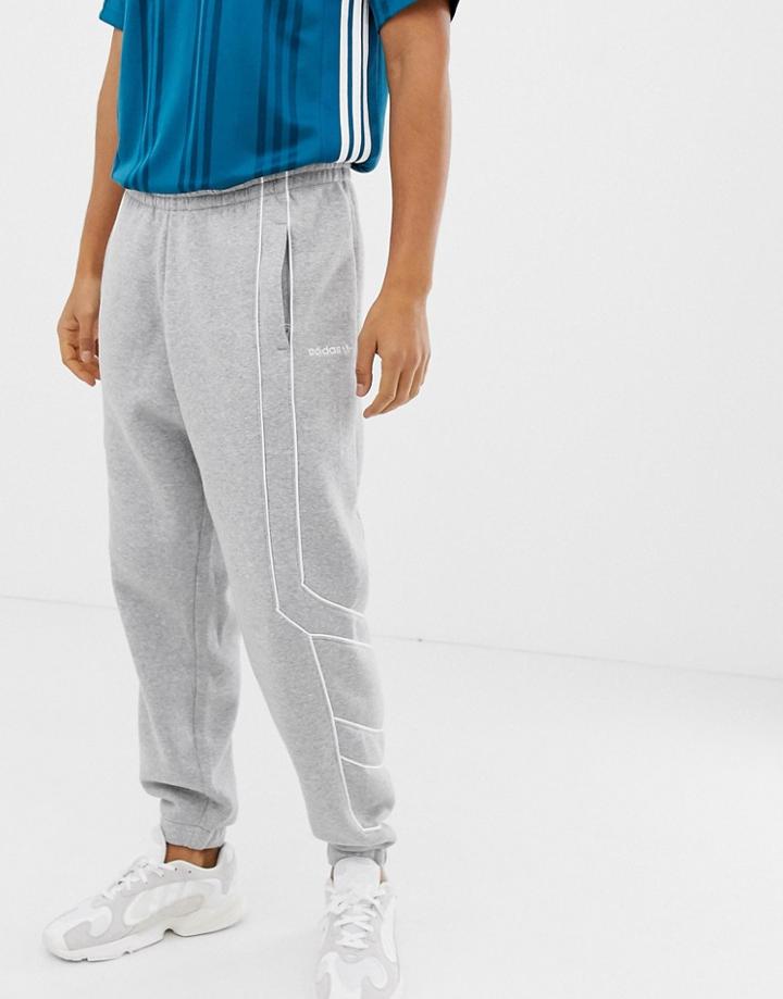Adidas Originals Eqt Outline Joggers In Gray Dh5224 - Gray