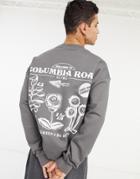 Vintage Supply Columbia Road Sweatshirt In Charcoal-grey