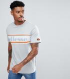 Ellesse T-shirt With Logo Panel In Blue - Blue