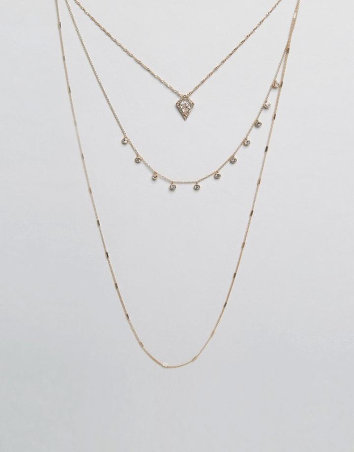 Aldo Guion Layering Necklace - Silver