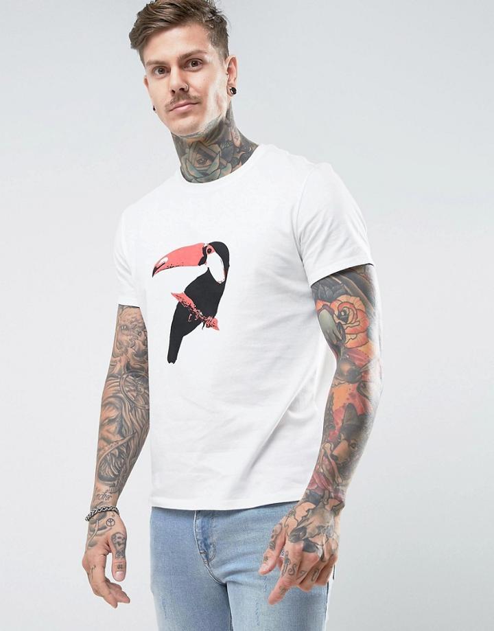 People Tree Plain Toucan T-shirt - White