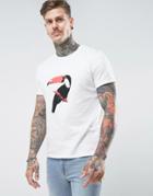 People Tree Plain Toucan T-shirt - White
