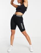 Napapijri Box Legging Shorts In Black
