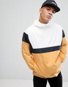 Asos Overhead Windbreaker With Taping And Color Block - Multi