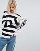 Asos Sweater With Mixed Stripes - Multi